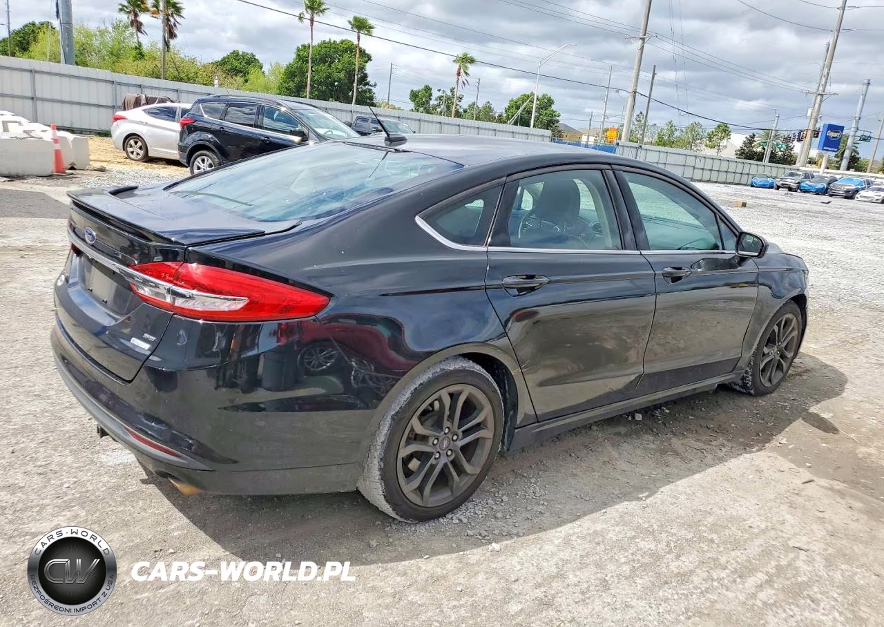 2018 Ford Fusion Se VIN:3FA6P0HD4JR201601 - 3