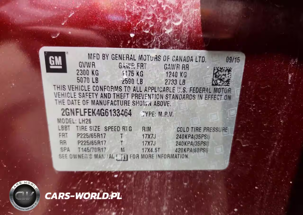 2016 Chevrolet Equinox Lt VIN:2GNFLFEK4G6133464 - 13
