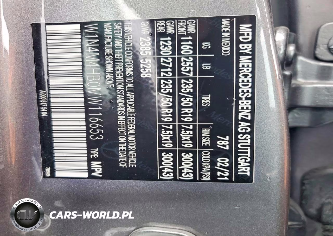 2021 Mercedes-Benz Glb 250 4Matic VIN:W1N4M4HB0MW116653 - 13