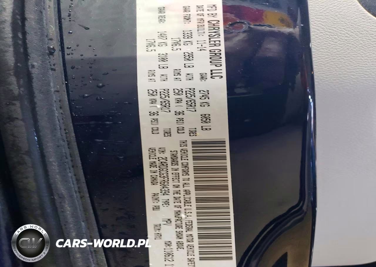 2015 Dodge Grand Caravan Sxt VIN:2C4RDGCG3FR604394 - 13