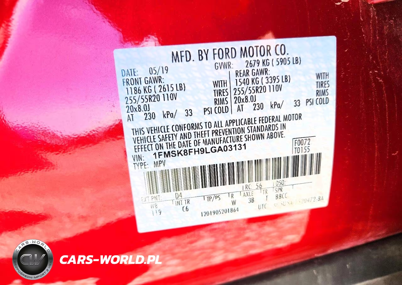 2020 Ford Explorer Limited VIN:1FMSK8FH9LGA03131 - 14