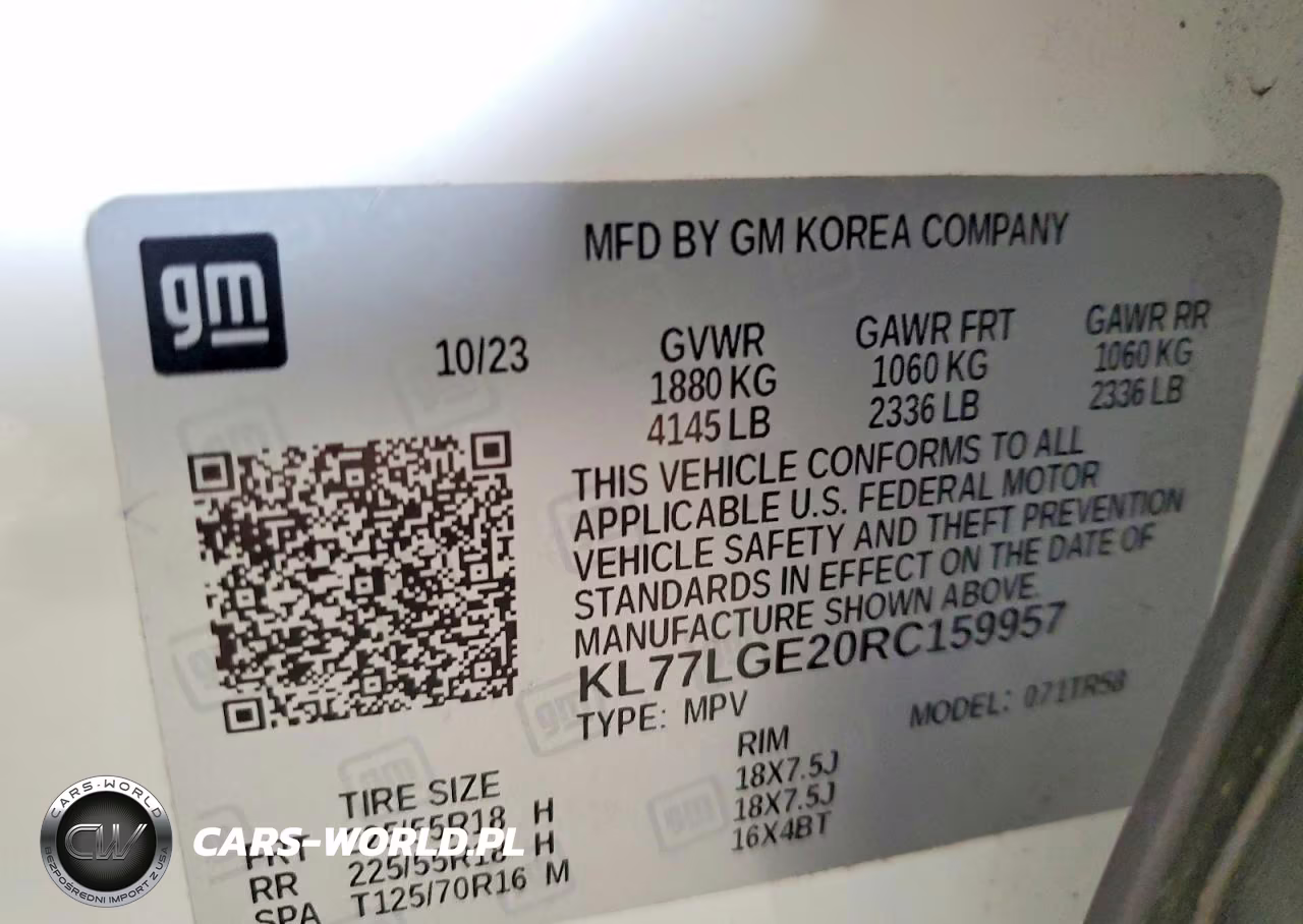 2024 Chevrolet Trax 1Rs VIN:KL77LGE20RC159957 - 12
