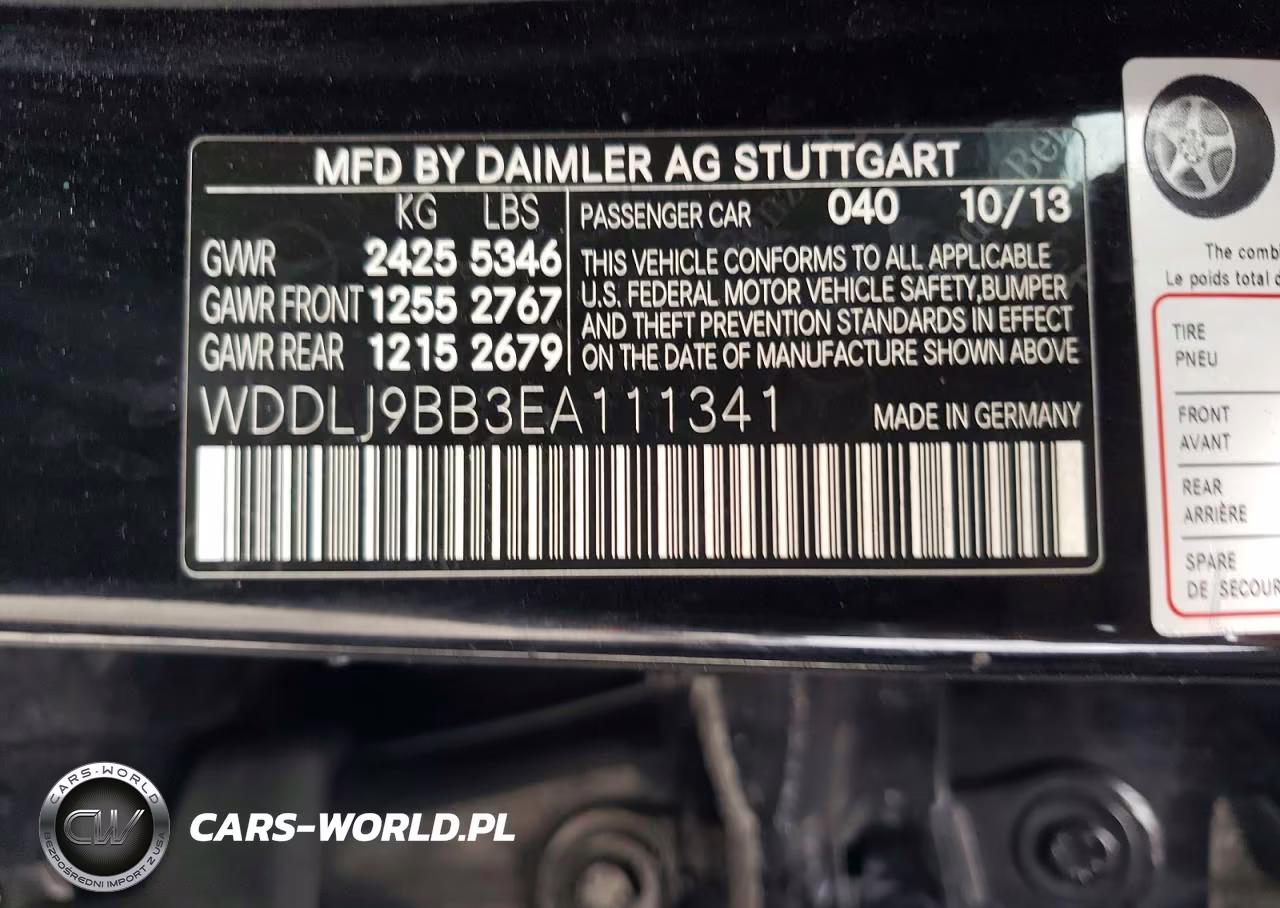 2014 Mercedes-Benz Cls 550 4Matic VIN:WDDLJ9BB3EA111341 - 12