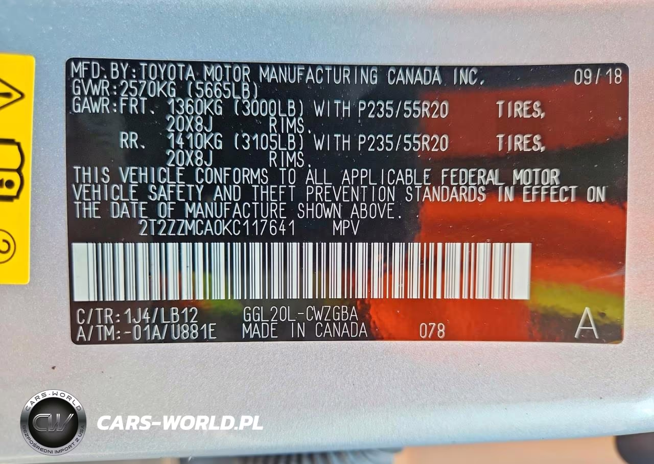 2019 Lexus Rx 350 Base VIN:2T2ZZMCA0KC117641 - 14