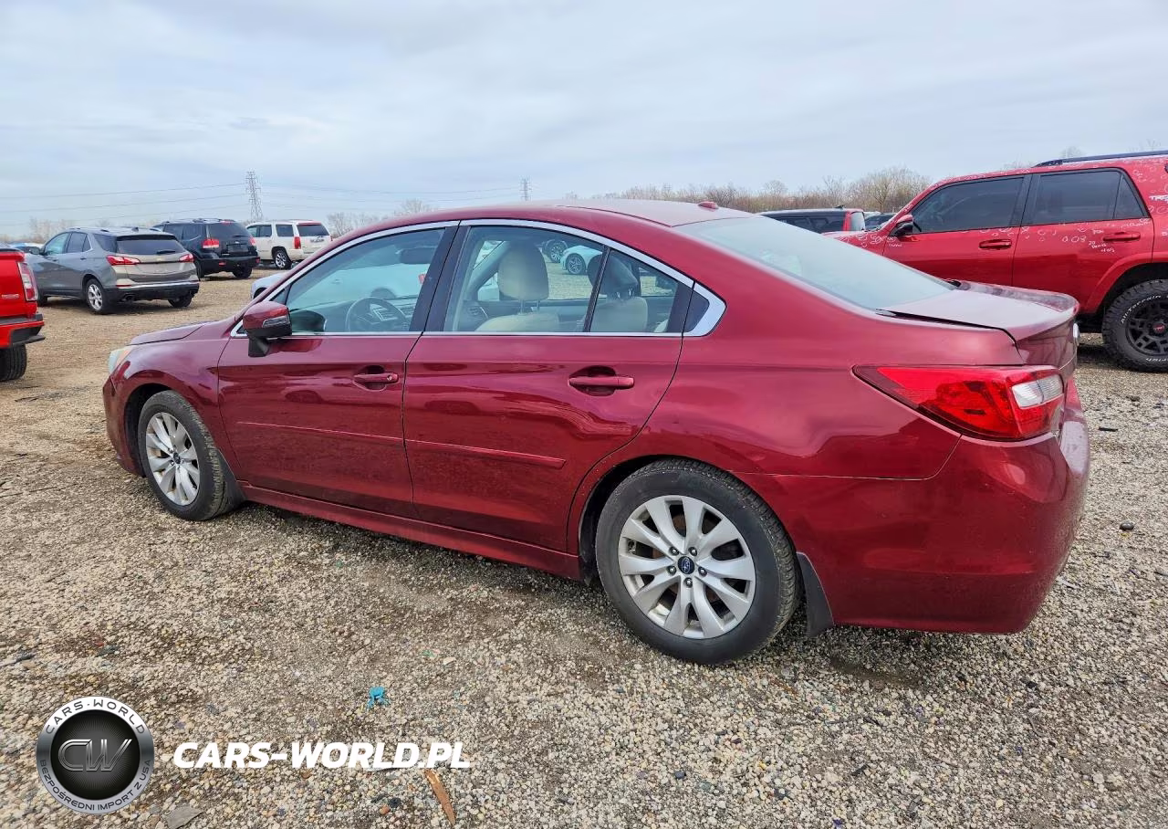 2015 Subaru Legacy 2.5I Premium VIN:4S3BNBH69F3026456 - 2
