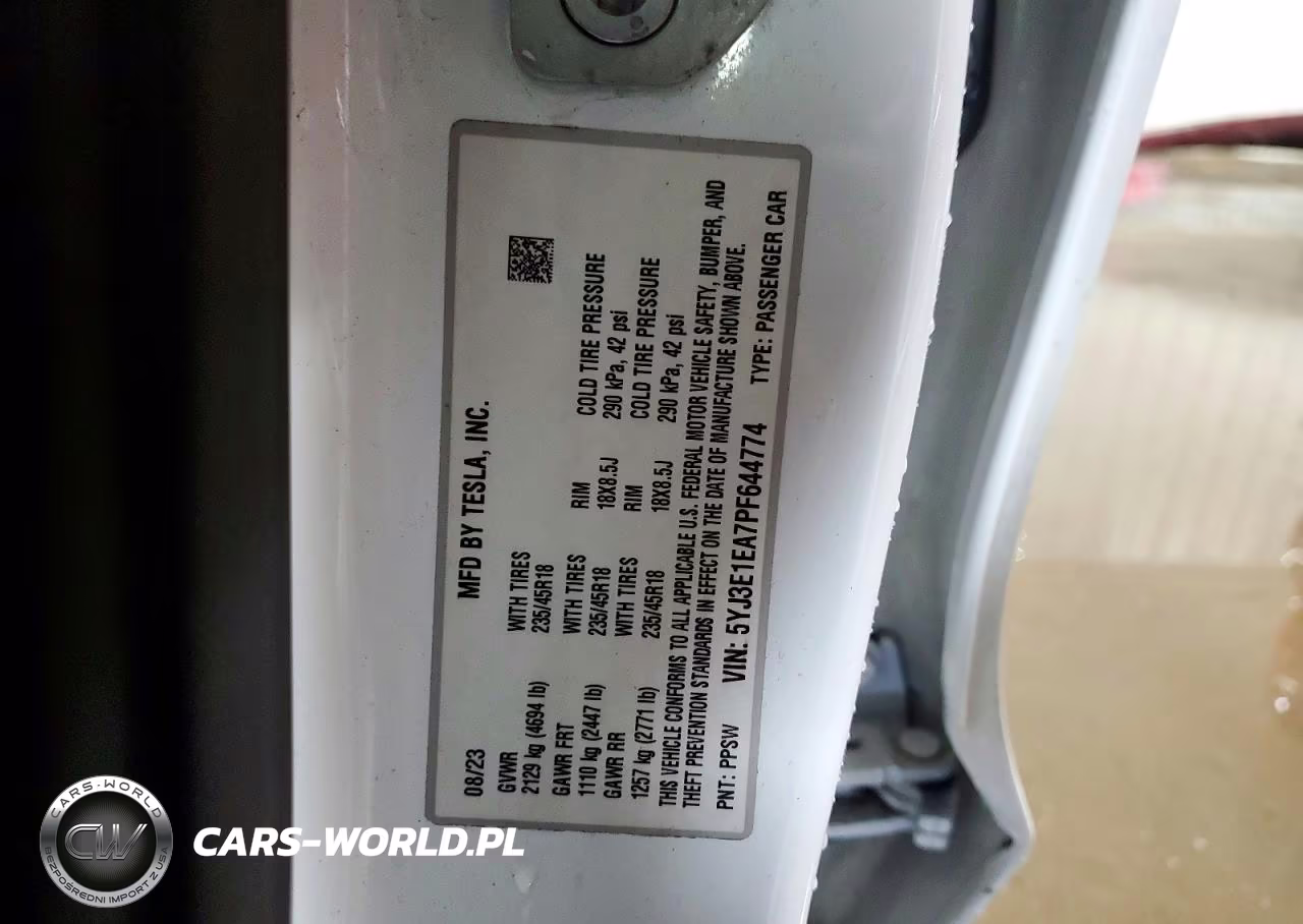 2023 Tesla Model 3 VIN:5YJ3E1EA7PF644774 - 13