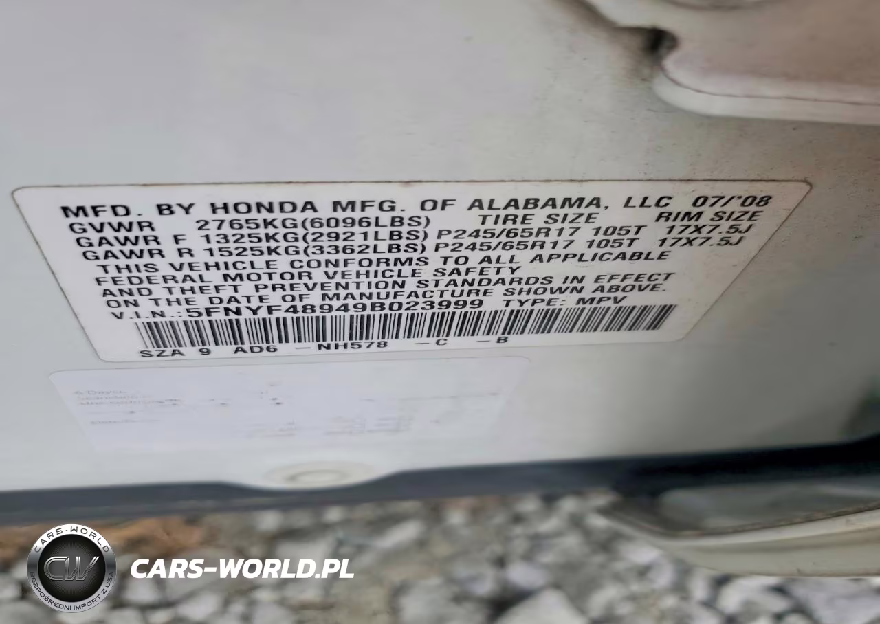 2009 Honda Pilot Touring VIN:5FNYF48949B023999 - 13