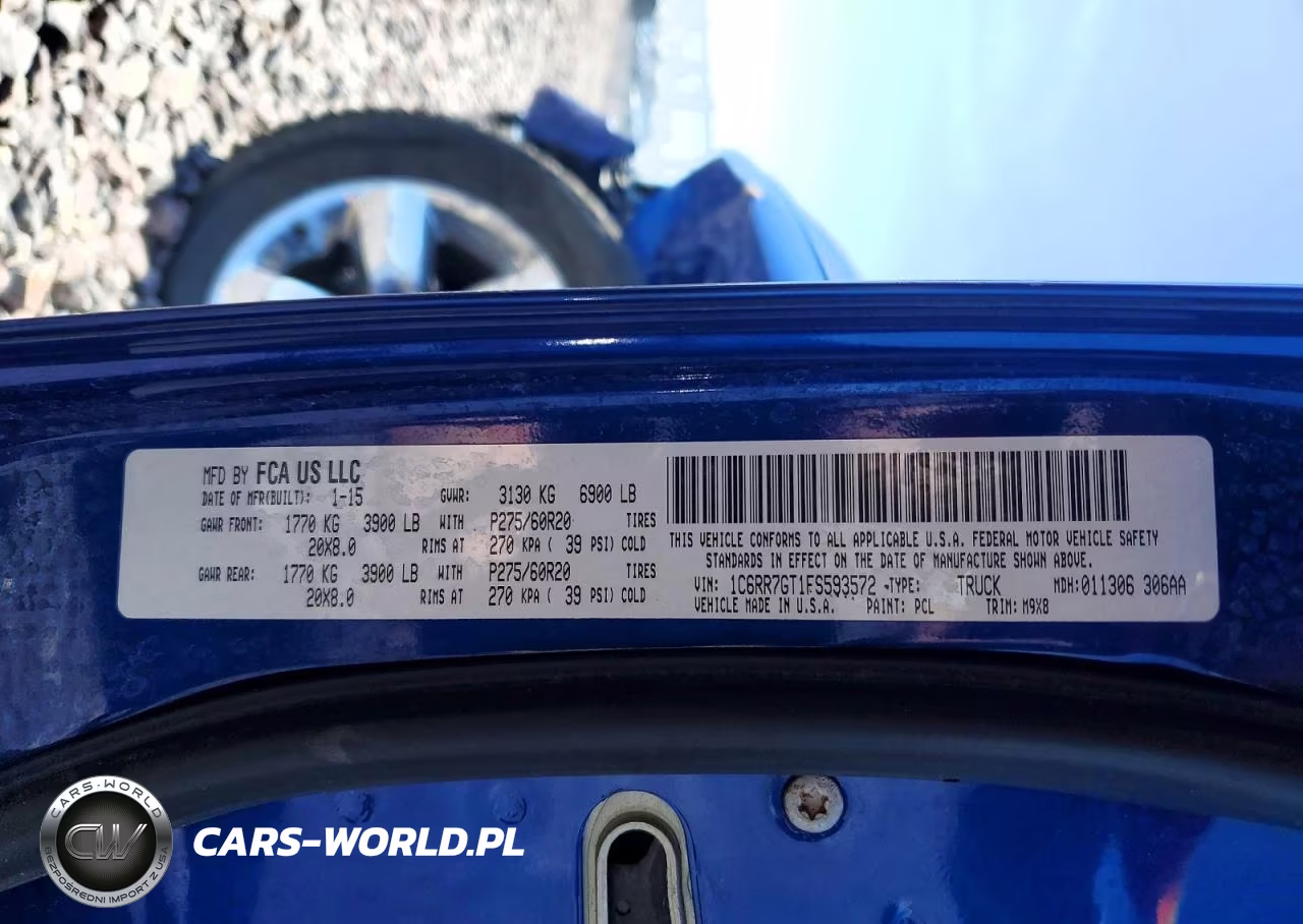 2015 Ram 1500 Slt VIN:1C6RR7GT1FS593572 - 12