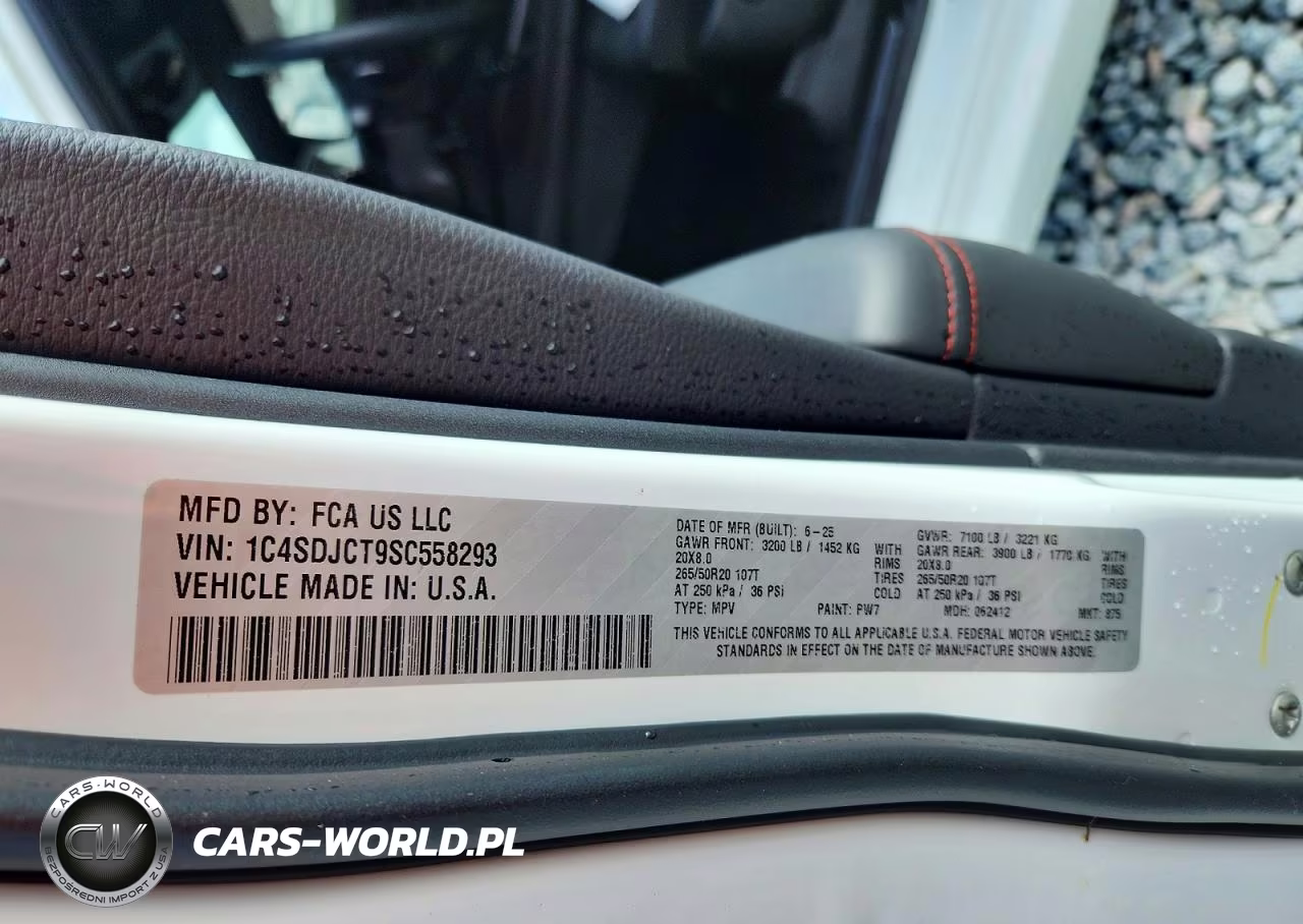 2025 Dodge Durango R VIN:1C4SDJCT9SC558293 - 12