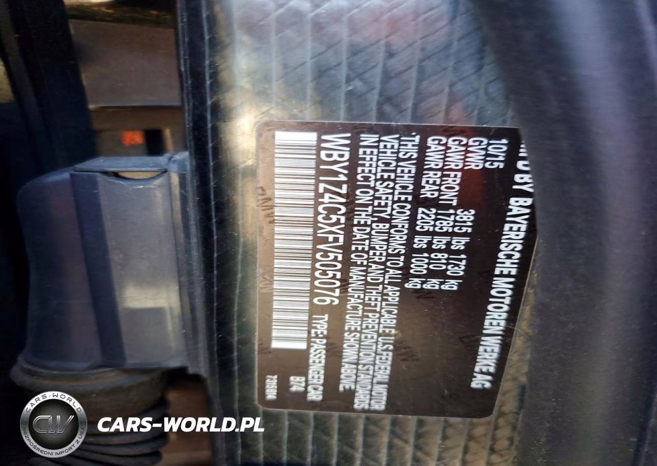 2015 BMW I3 Rex VIN:WBY1Z4C5XFV505076 - 12