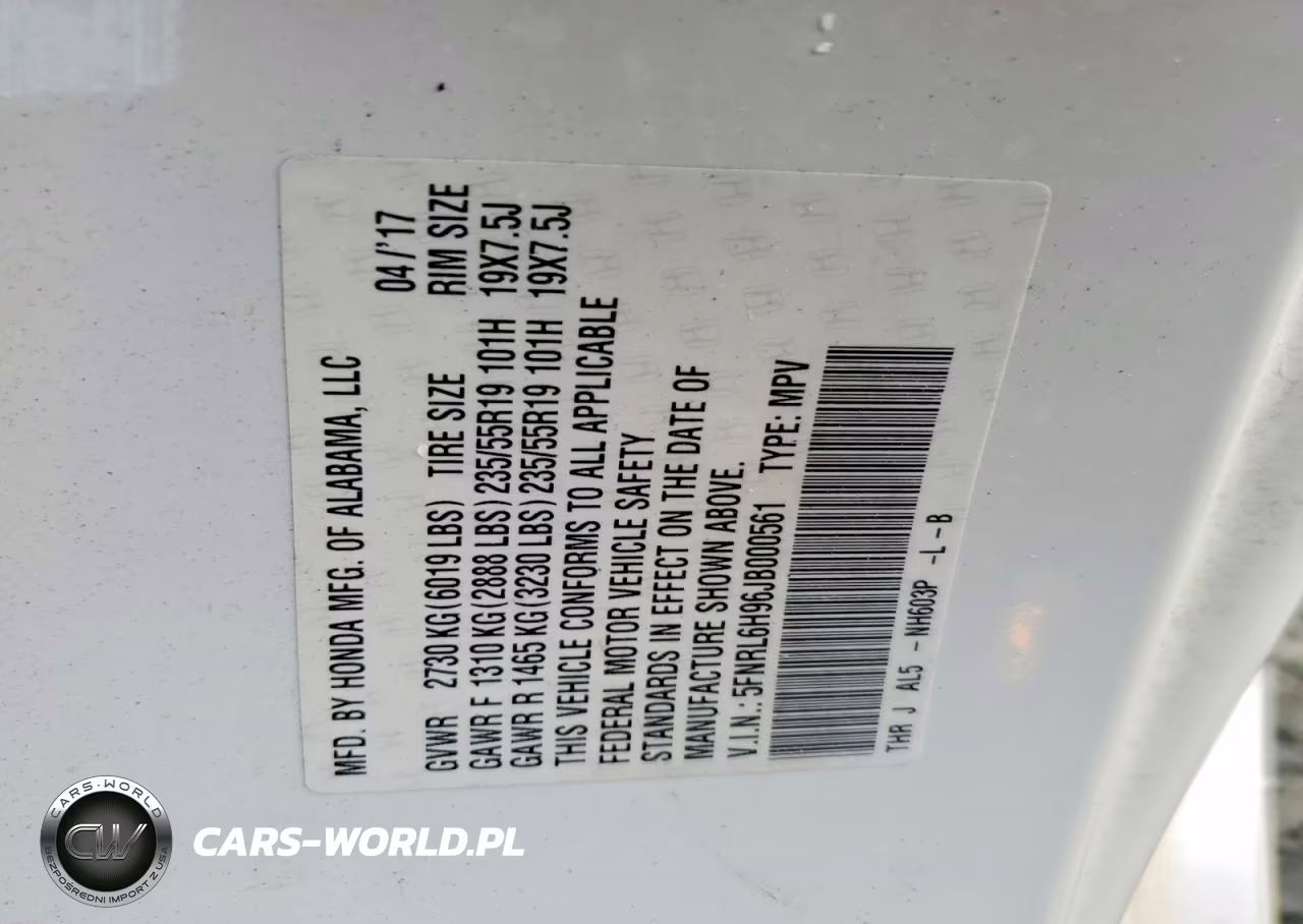 2018 Honda Odyssey Elite VIN:5FNRL6H96JB000561 - 13