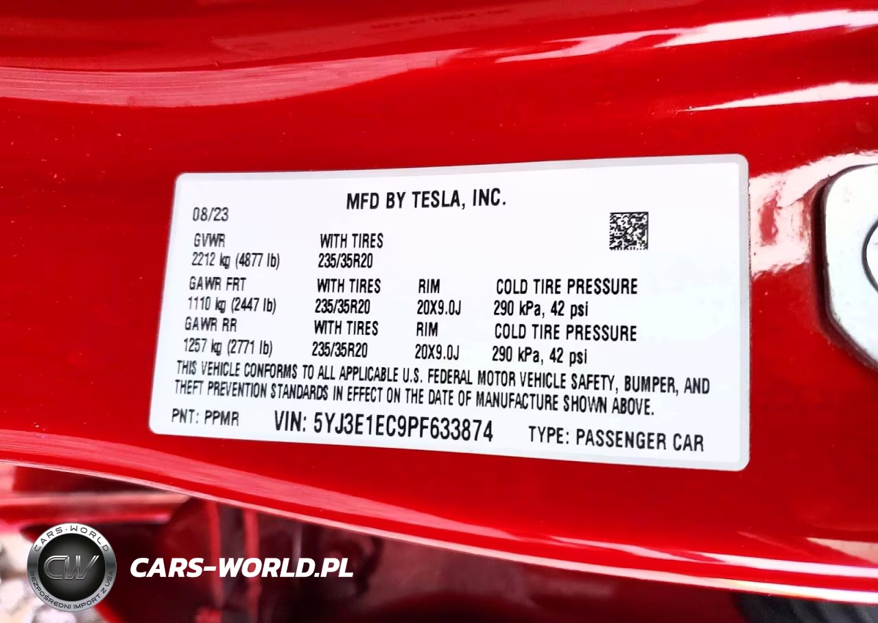 2023 Tesla Model 3 VIN:5YJ3E1EC9PF633874 - 12