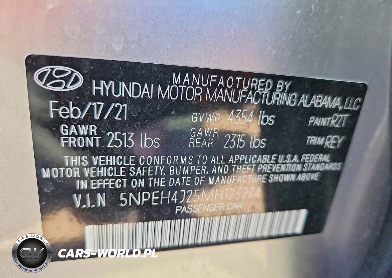 2021 Hyundai Sonata Limited VIN:5NPEH4J25MH123274 - 13