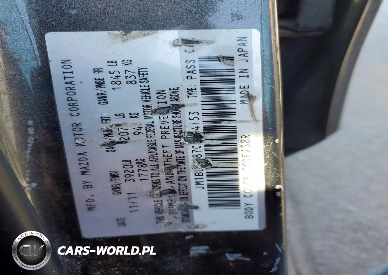 2012 Mazda 3 I VIN:JM1BL1L87C1564153 - 12