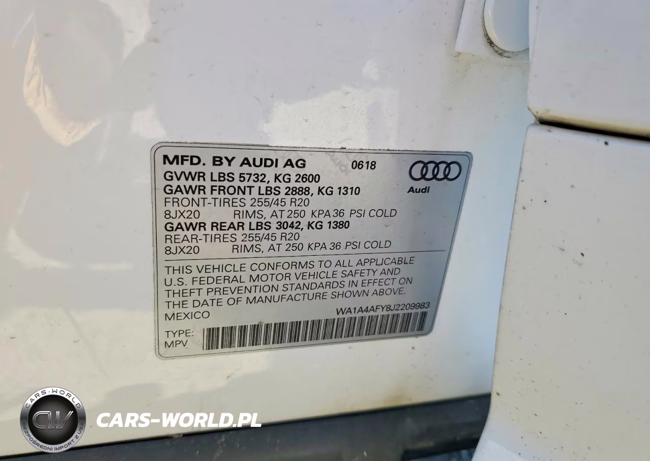 2018 Audi Sq5 Premium Plus VIN:WA1A4AFY8J2209983 - 13