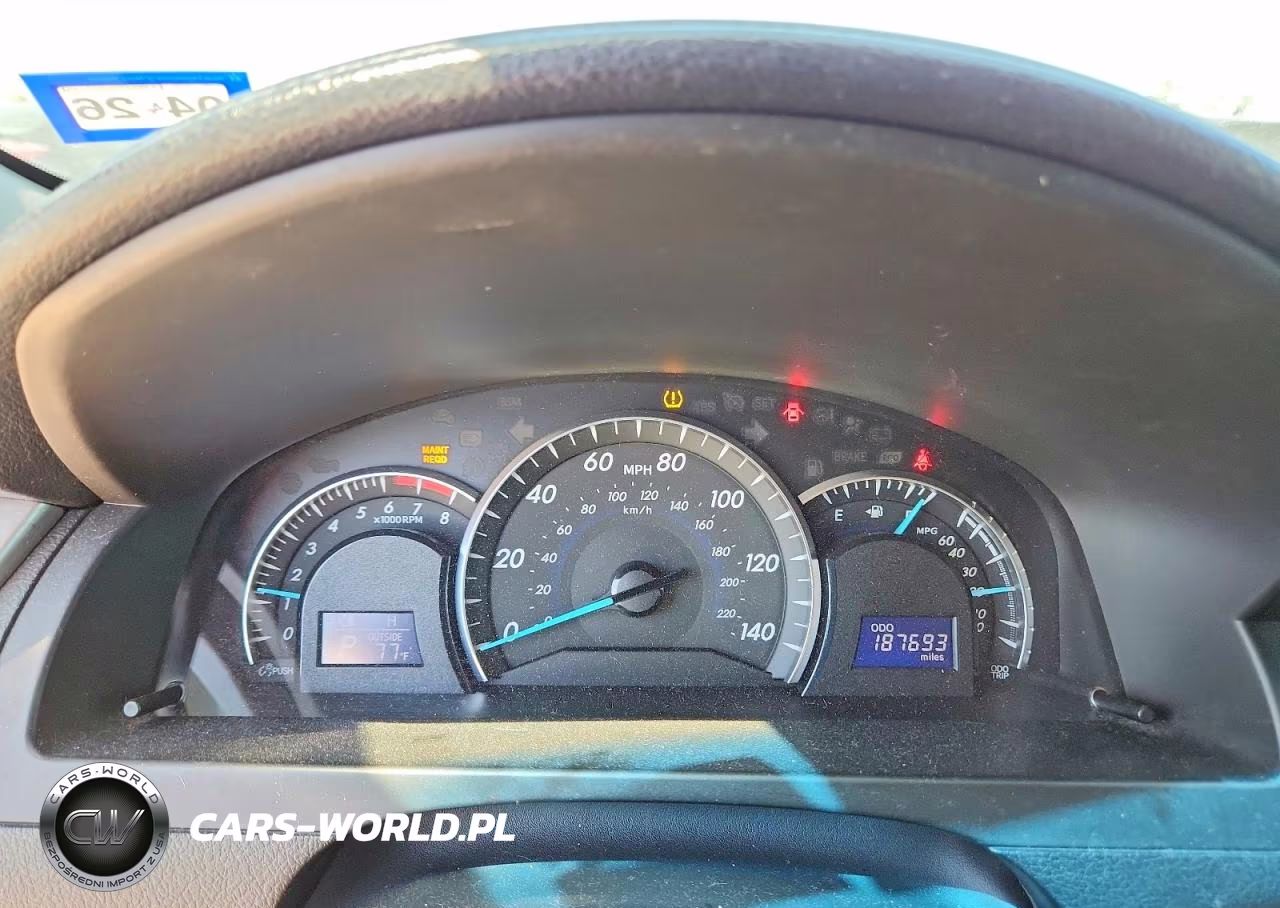 2012 Toyota Camry Xle V6 VIN:4T1BK1FK5CU014230 - 9