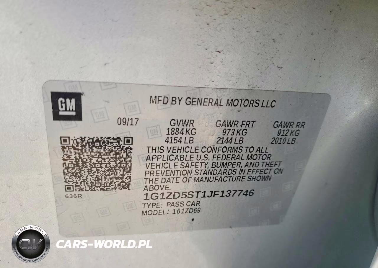2018 Chevrolet Malibu Lt VIN:1G1ZD5ST1JF137746 - 14