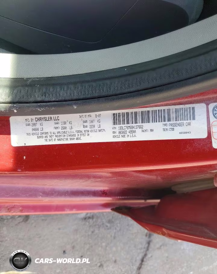 2008 Dodge Avenger R VIN:1B3LC76M68N137662 - 12