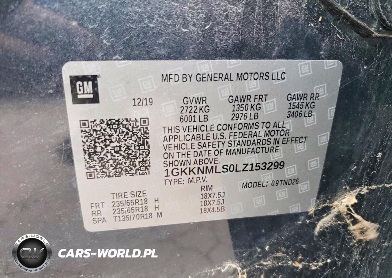 2020 GMC Acadia Slt VIN:1GKKNMLS0LZ153299 - 12