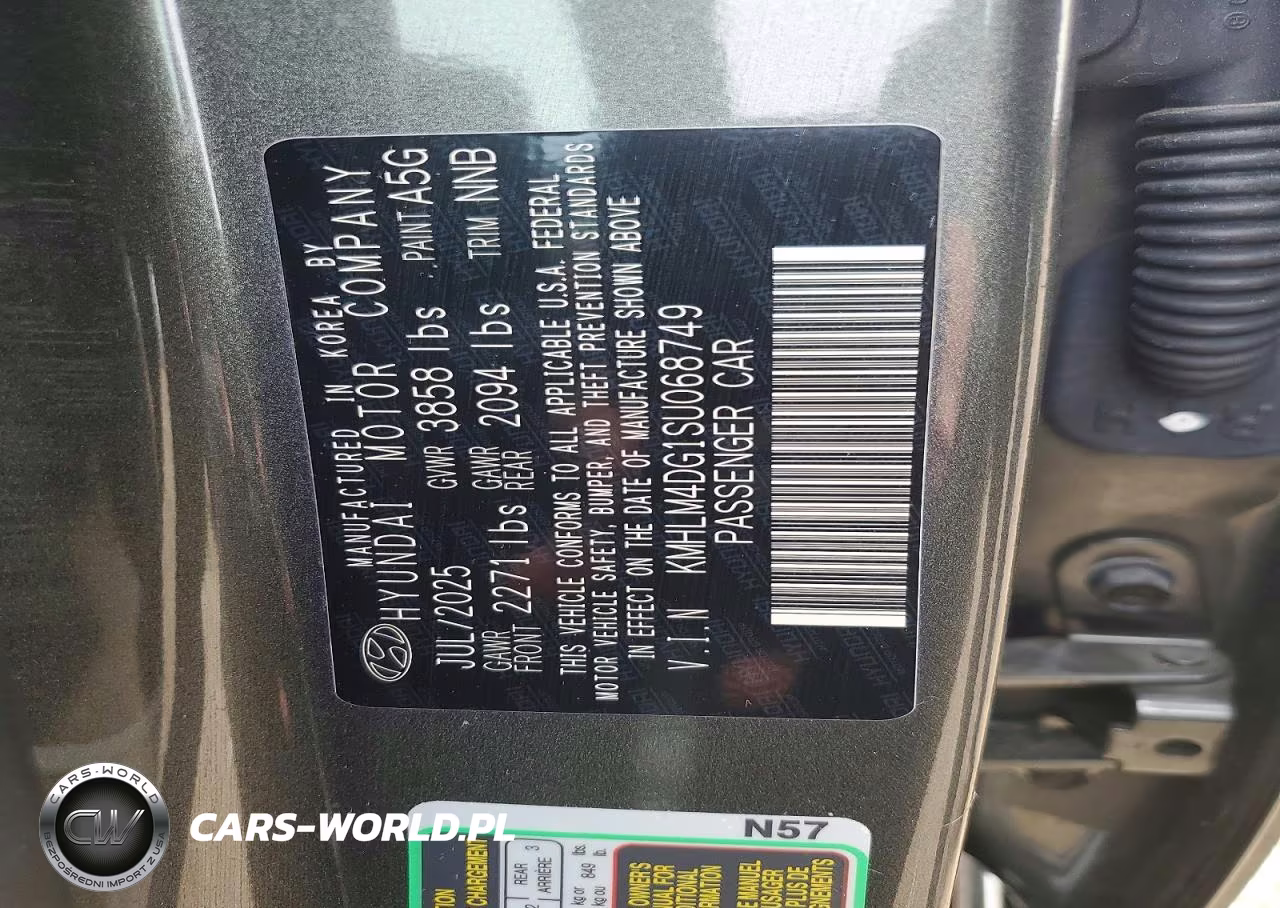 2025 Hyundai Elantra Sel Sport VIN:KMHLM4DG1SU068749 - 12