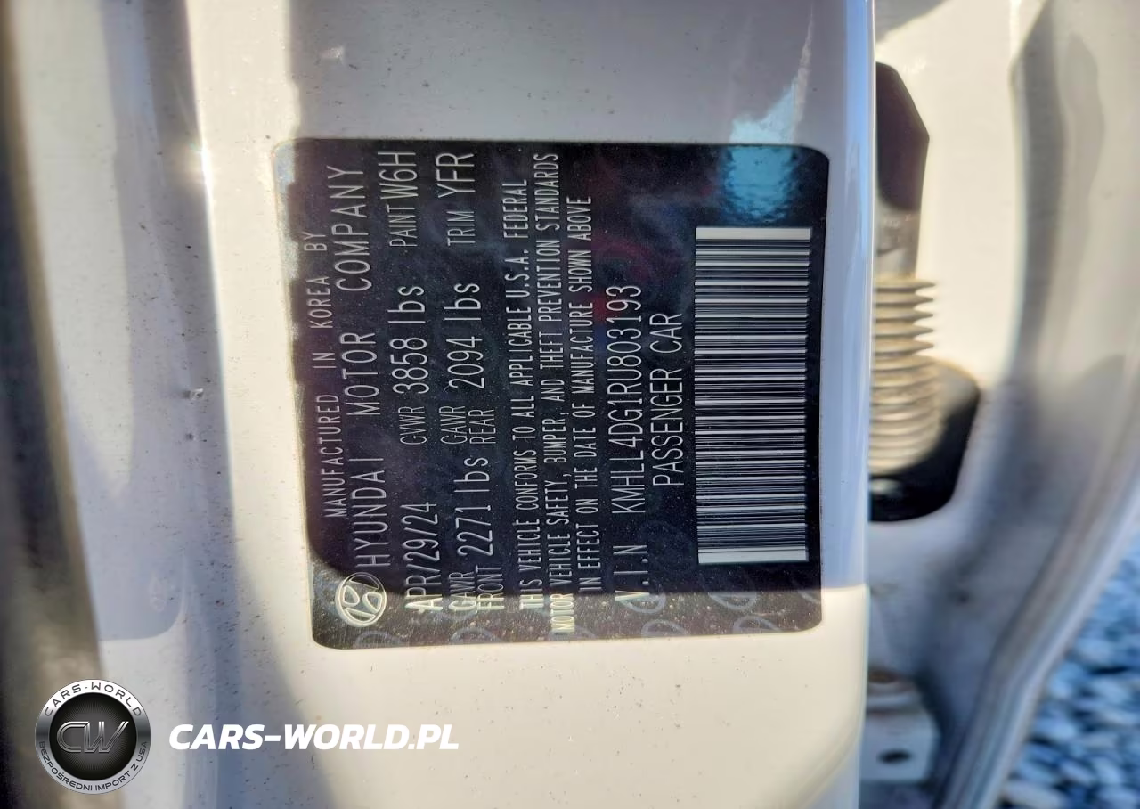 2024 Hyundai Elantra Se VIN:KMHLL4DG1RU803193 - 12