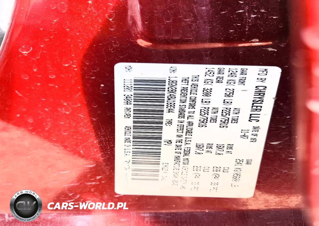 2008 Jeep Liberty Sport VIN:1J8GN28K48W169344 - 13