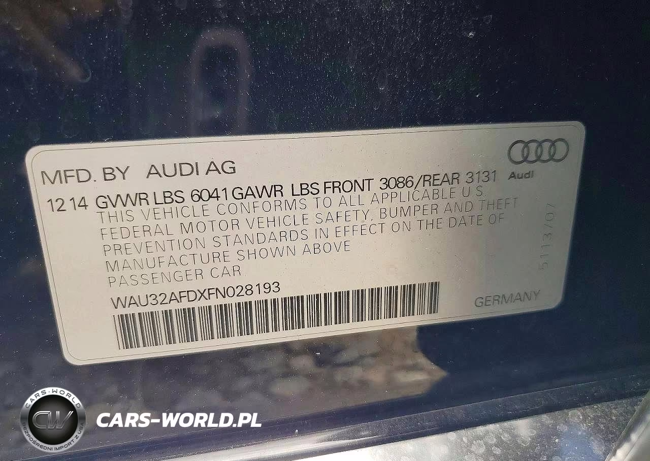 2015 Audi A8 L Quattro VIN:WAU32AFDXFN028193 - 12