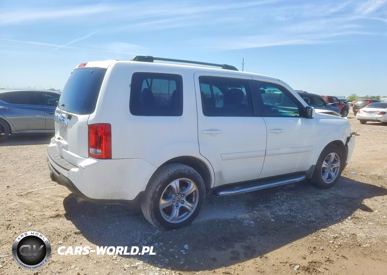 2013 Honda Pilot Exln VIN:5FNYF3H71DB002240 - 3