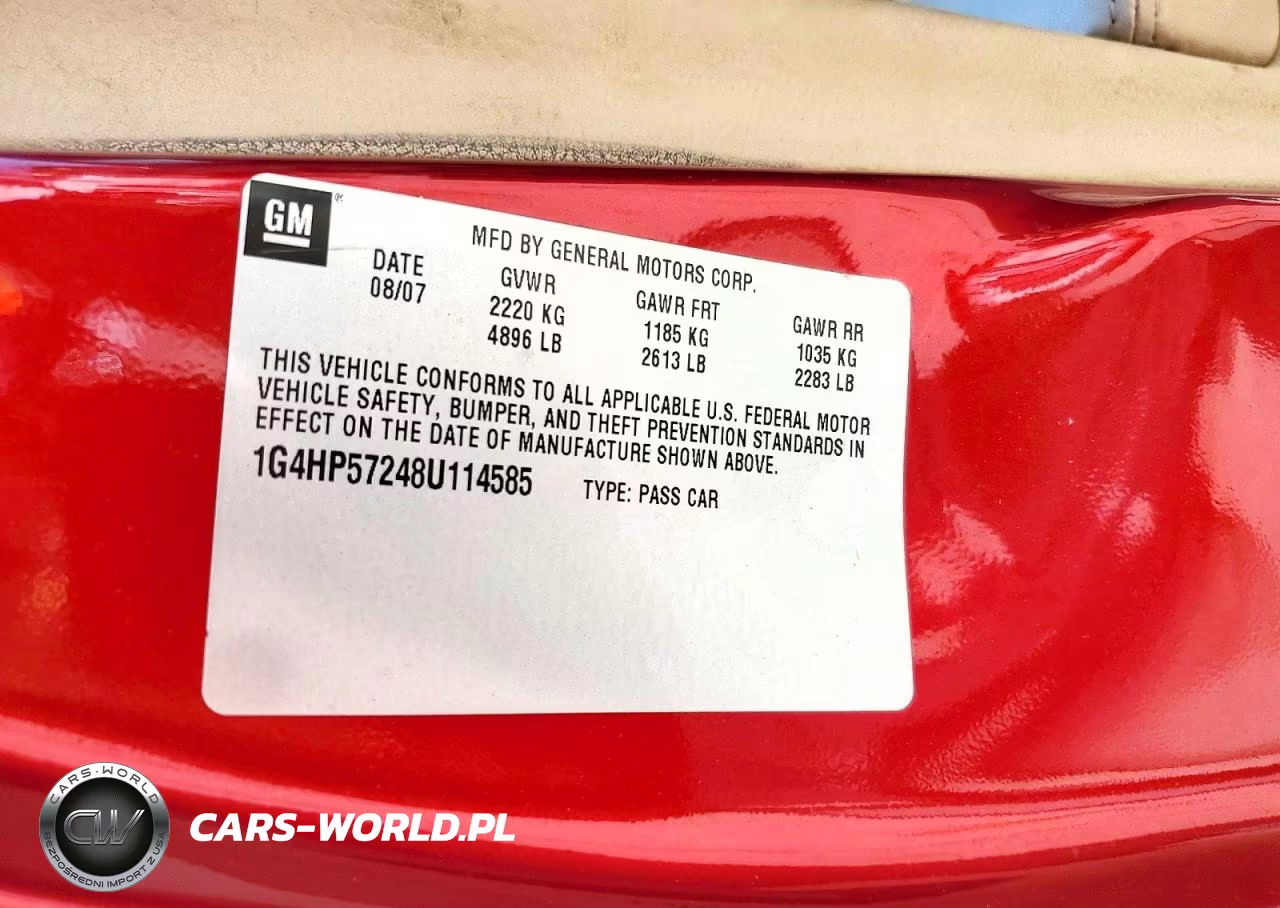 2008 Buick Lucerne Cx VIN:1G4HP57248U114585 - 13