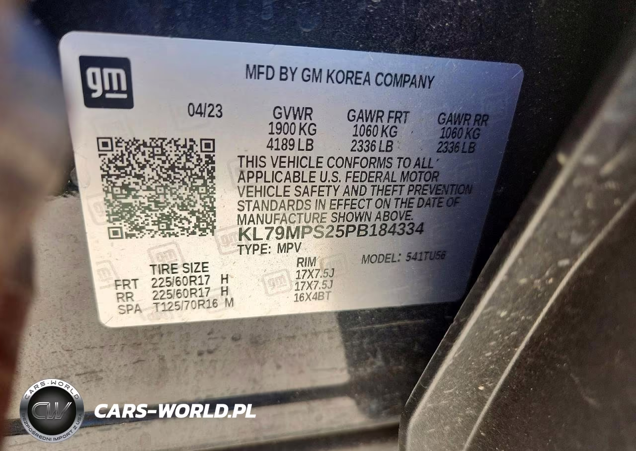 2023 Chevrolet Trailblazer Lt VIN:KL79MPS25PB184334 - 13