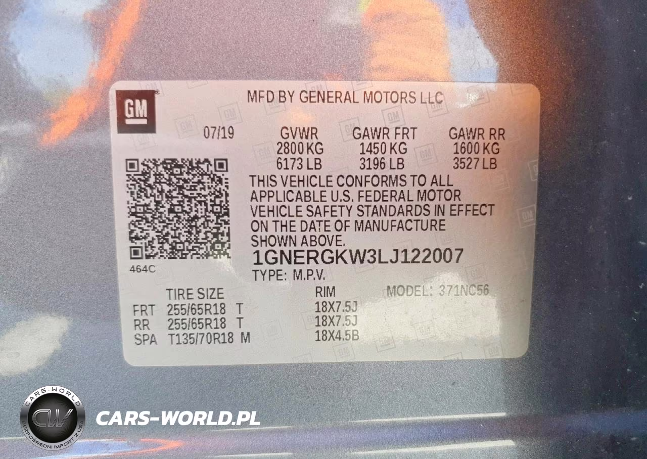 2020 Chevrolet Traverse Lt VIN:1GNERGKW3LJ122007 - 14