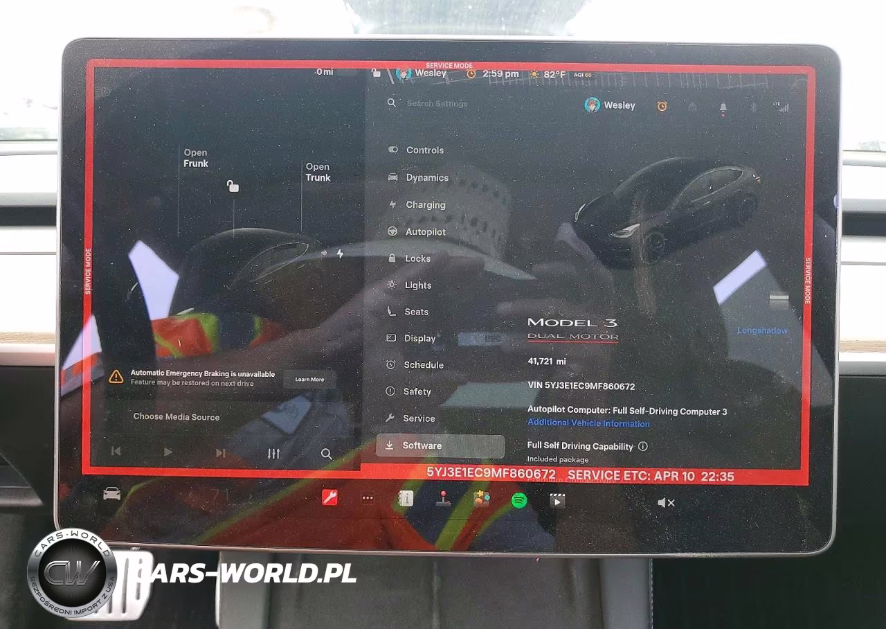 2021 Tesla Model 3 VIN:5YJ3E1EC9MF860672 - 9