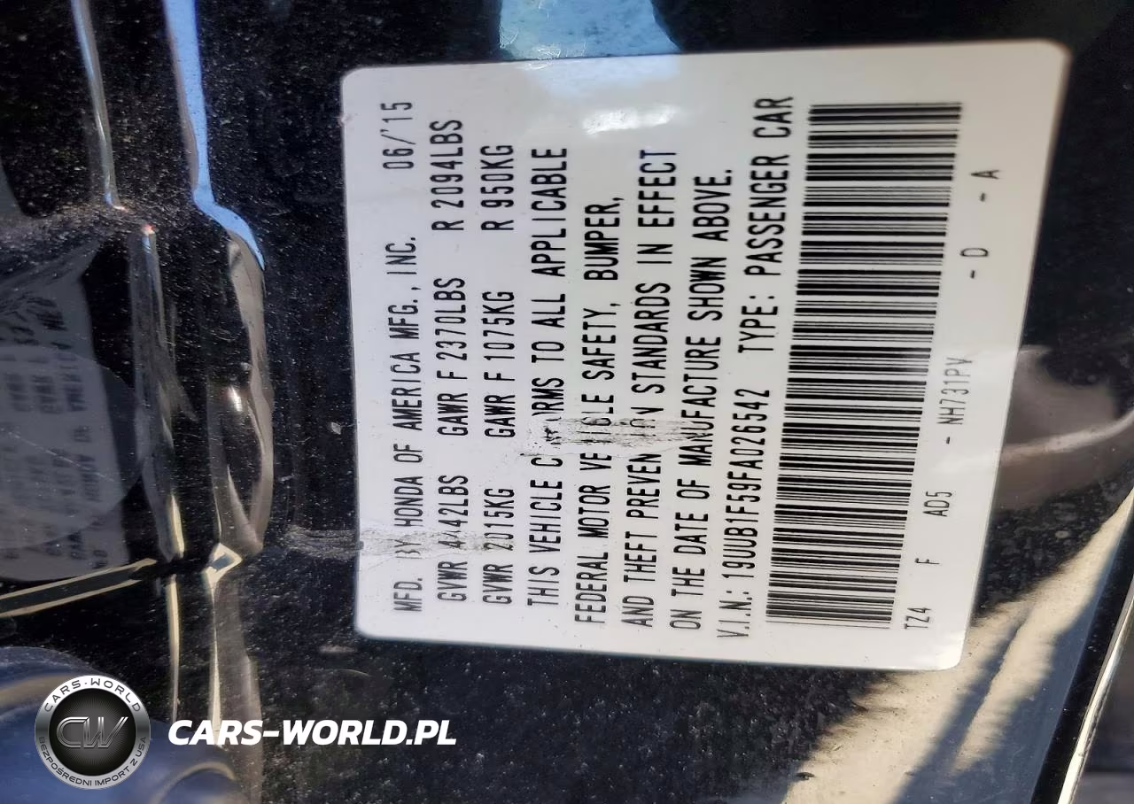 2015 Acura Tlx Tech VIN:19UUB1F59FA026542 - 12