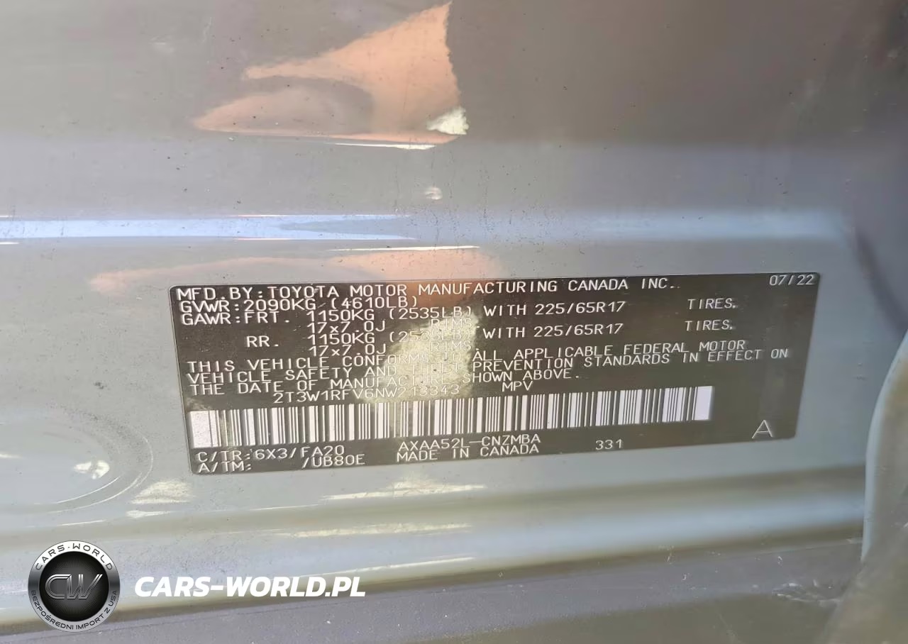 2022 Toyota Rav4 Xle VIN:2T3W1RFV6NW213343 - 14