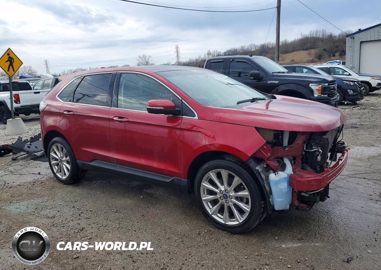 2017 Ford Edge Titanium VIN:2FMPK4K94HBB15542 - 4