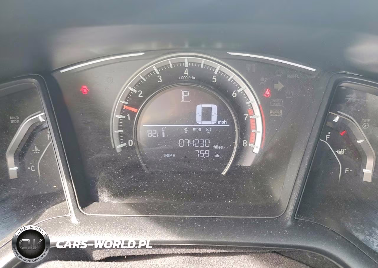 2018 Honda Civic Lx VIN:2HGFC2F59JH566723 - 9