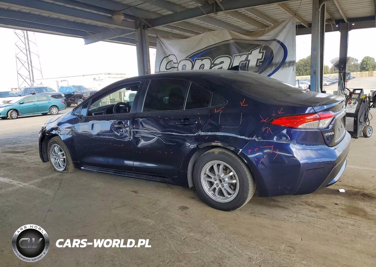 2021 Toyota Corolla Hybrid Le VIN:JTDEAMDE5MJ000236 - 2