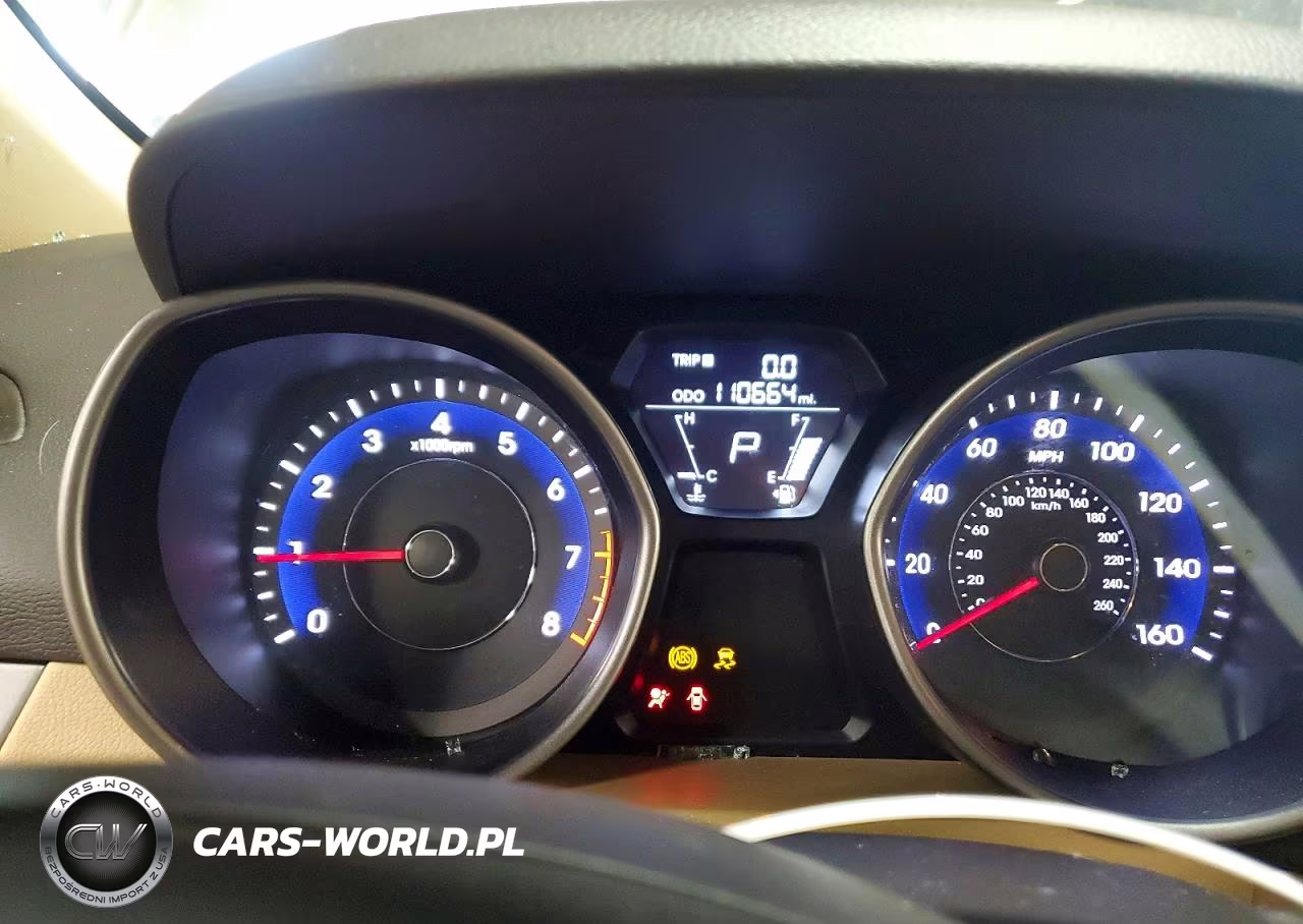 2013 Hyundai Elantra Gls VIN:5NPDH4AE6DH202474 - 9