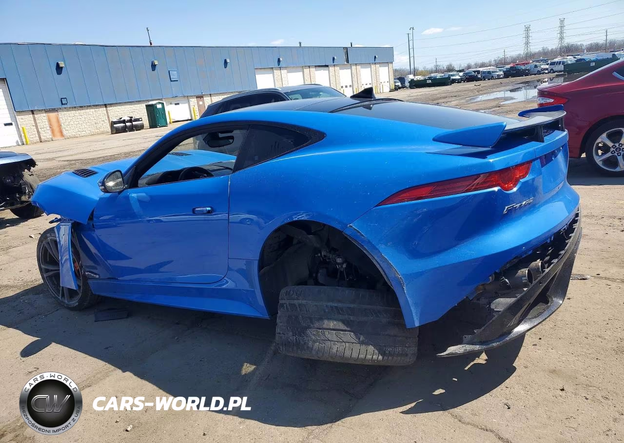 2017 Jaguar F-Type Svr VIN:SAJWJ6J8XHMK45134 - 2