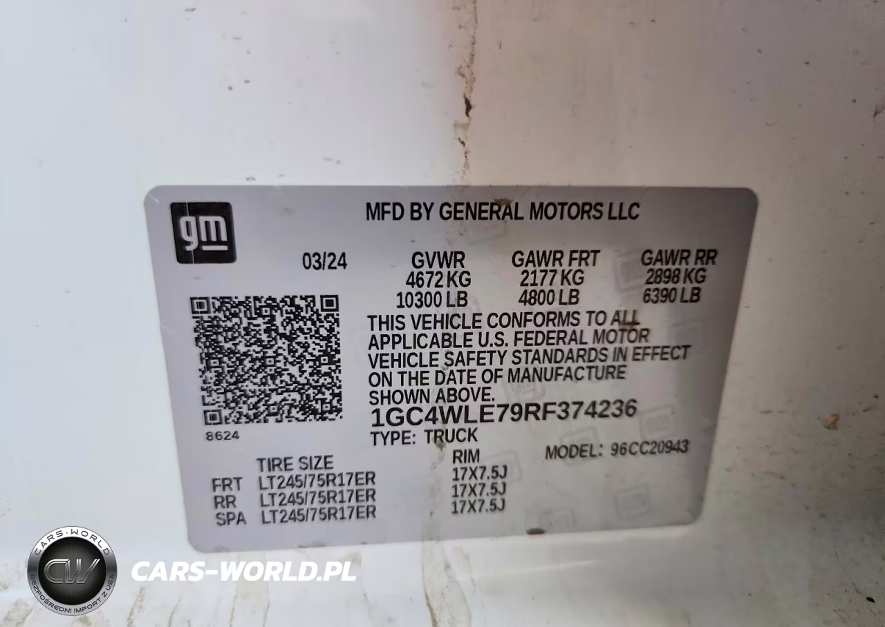 2024 Chevrolet Silverado C2500 Heavy Duty VIN:1GC4WLE79RF374236 - 12