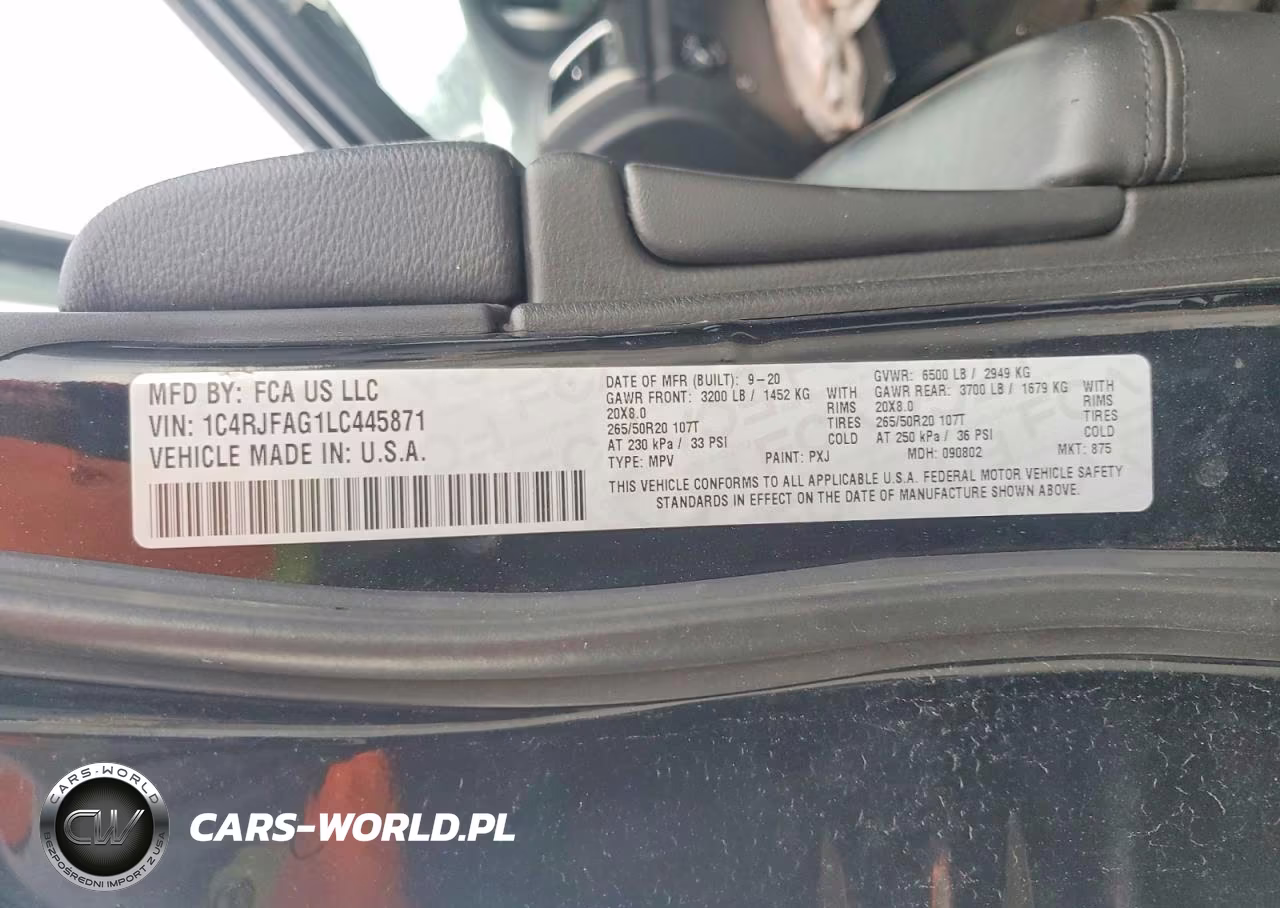 2020 Jeep Grand Cherokee Laredo VIN:1C4RJFAG1LC445871 - 13