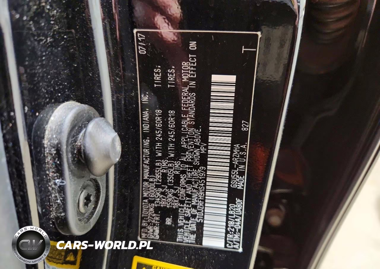 2017 Toyota Highlander Xle VIN:5TDJZRFH9HS451979 - 13