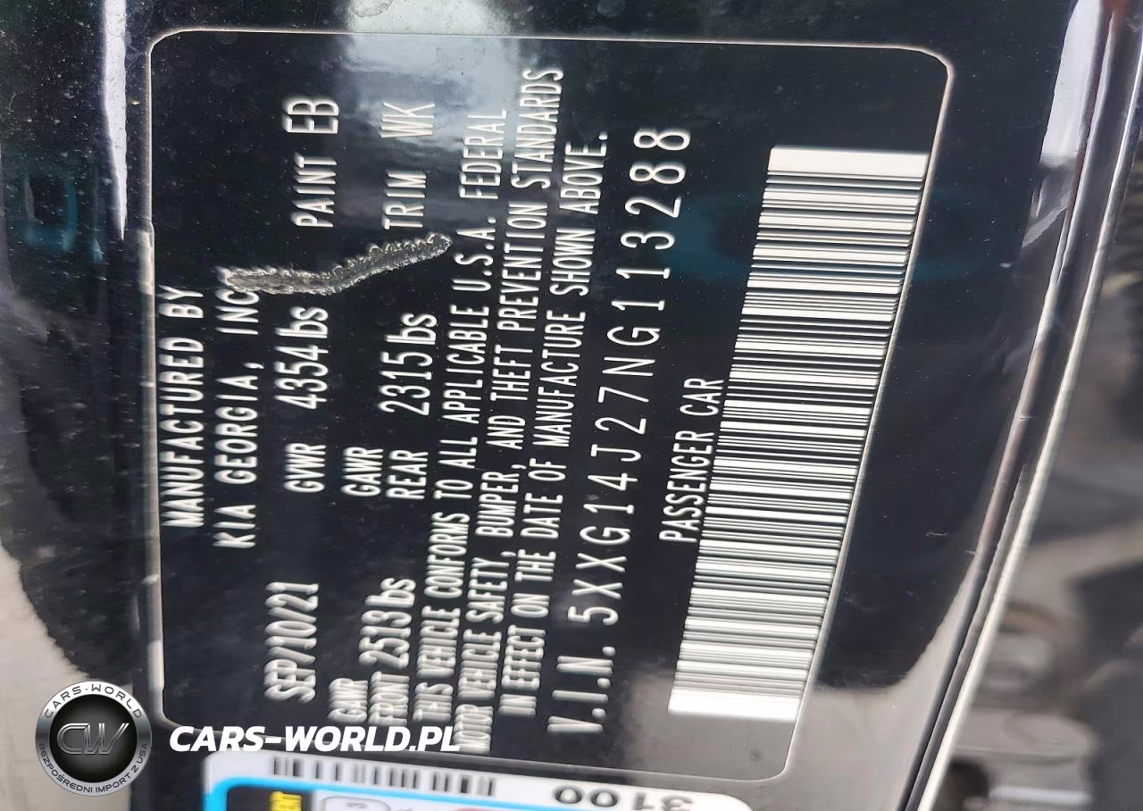 2022 Kia K5 Lxs VIN:5XXG14J27NG113288 - 13