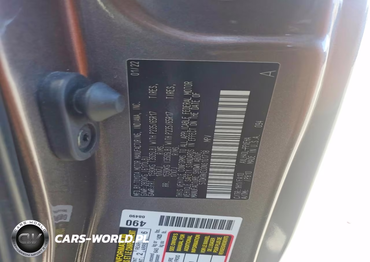 2022 Toyota Sienna Le VIN:5TDKRKEC0NS101718 - 13