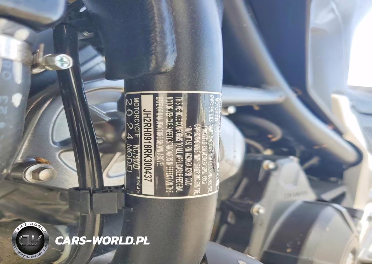 2024 Honda Nc750 Xd VIN:JH2RH0918RK300437 - 9