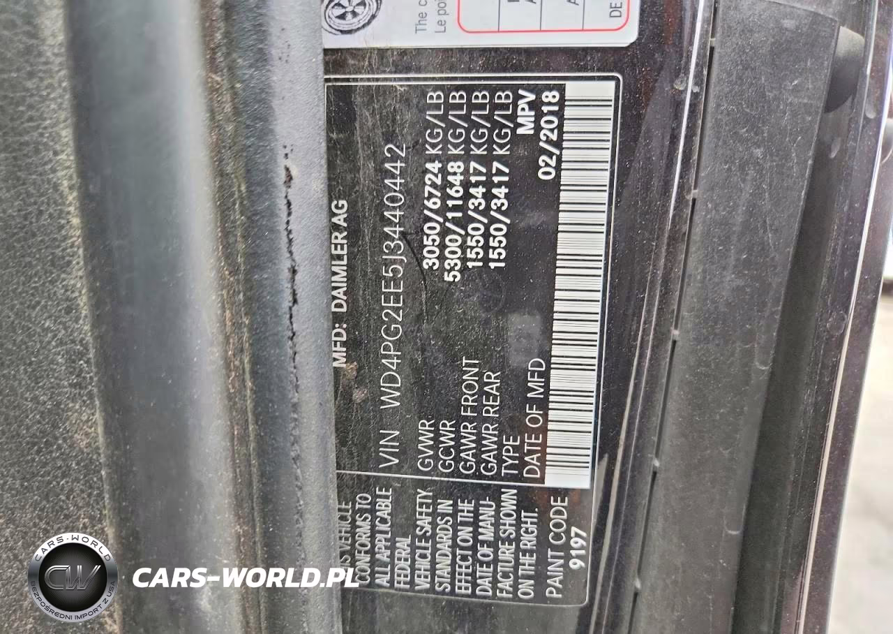 2018 Mercedes Benz Metris VIN:WD4PG2EE5J3440442 - 12