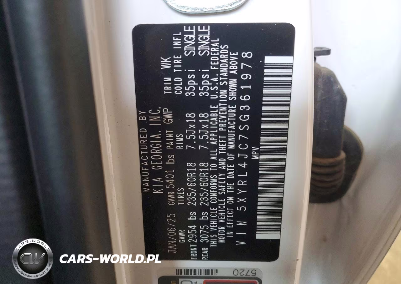 2025 Kia Sorento S VIN:5XYRL4JC7SG361978 - 14