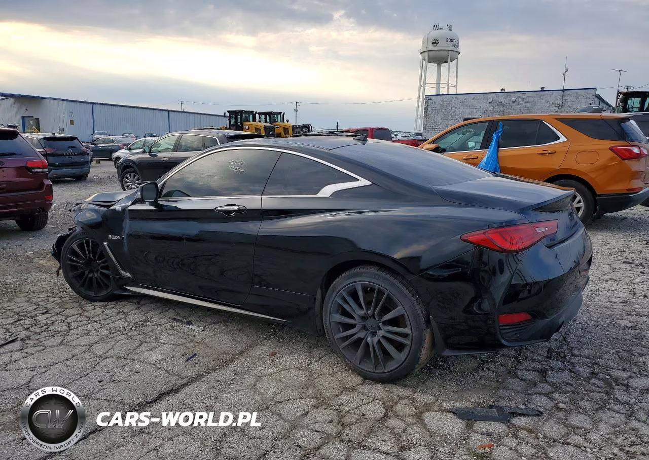 2017 Infiniti Q60 Red Sport 400 VIN:JN1FV7EL1HM701936 - 2