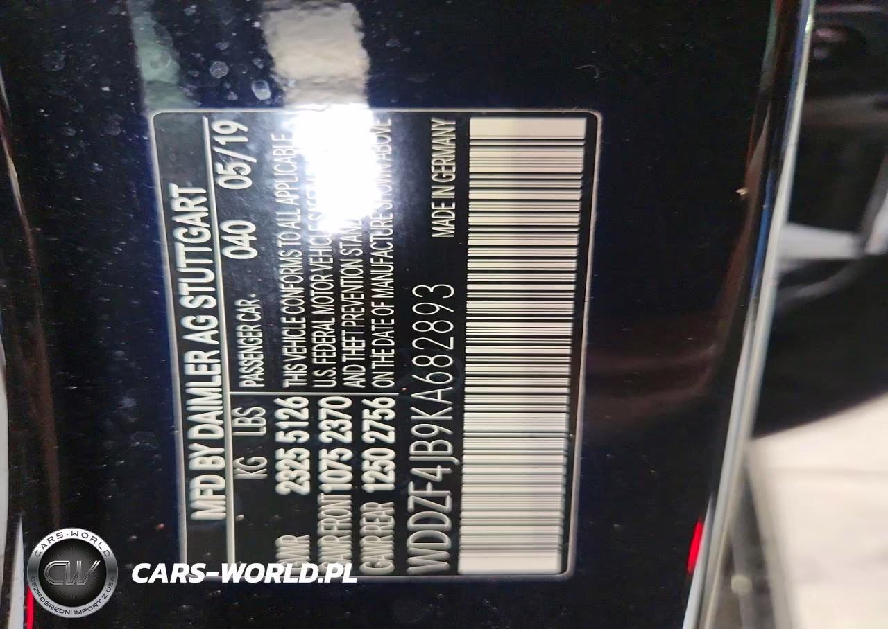 2019 Mercedes-Benz E 300 VIN:WDDZF4JB9KA682893 - 12