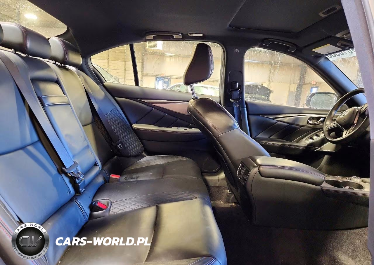 2019 Infiniti Q50 Red Sport 400 VIN:JN1FV7AR2KM801142 - 10